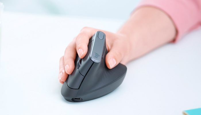 MOUSE LOGITECH MX VERTICAL WIRELESS/BT BLACK